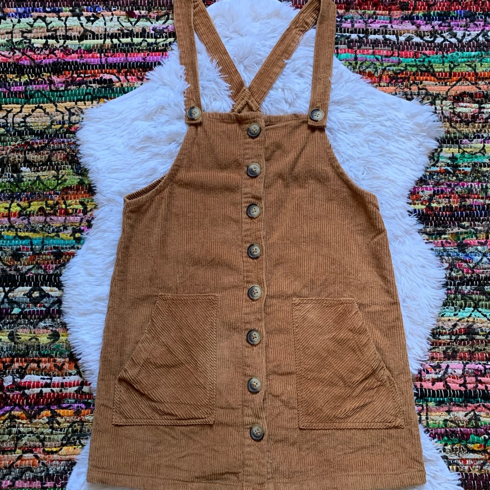 Corduroy overall dress By Derek Heart